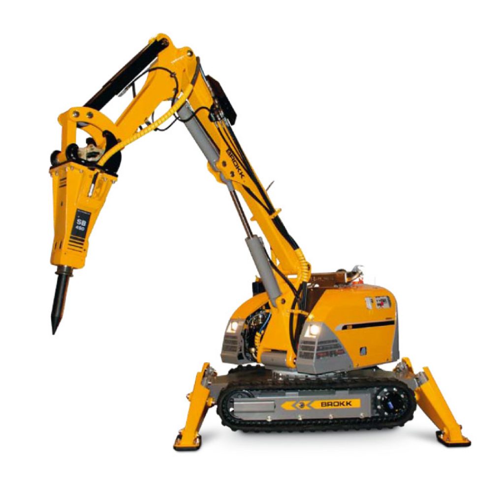 Brokk Remote Controlled Demolition Robots For Mining Industry Cement